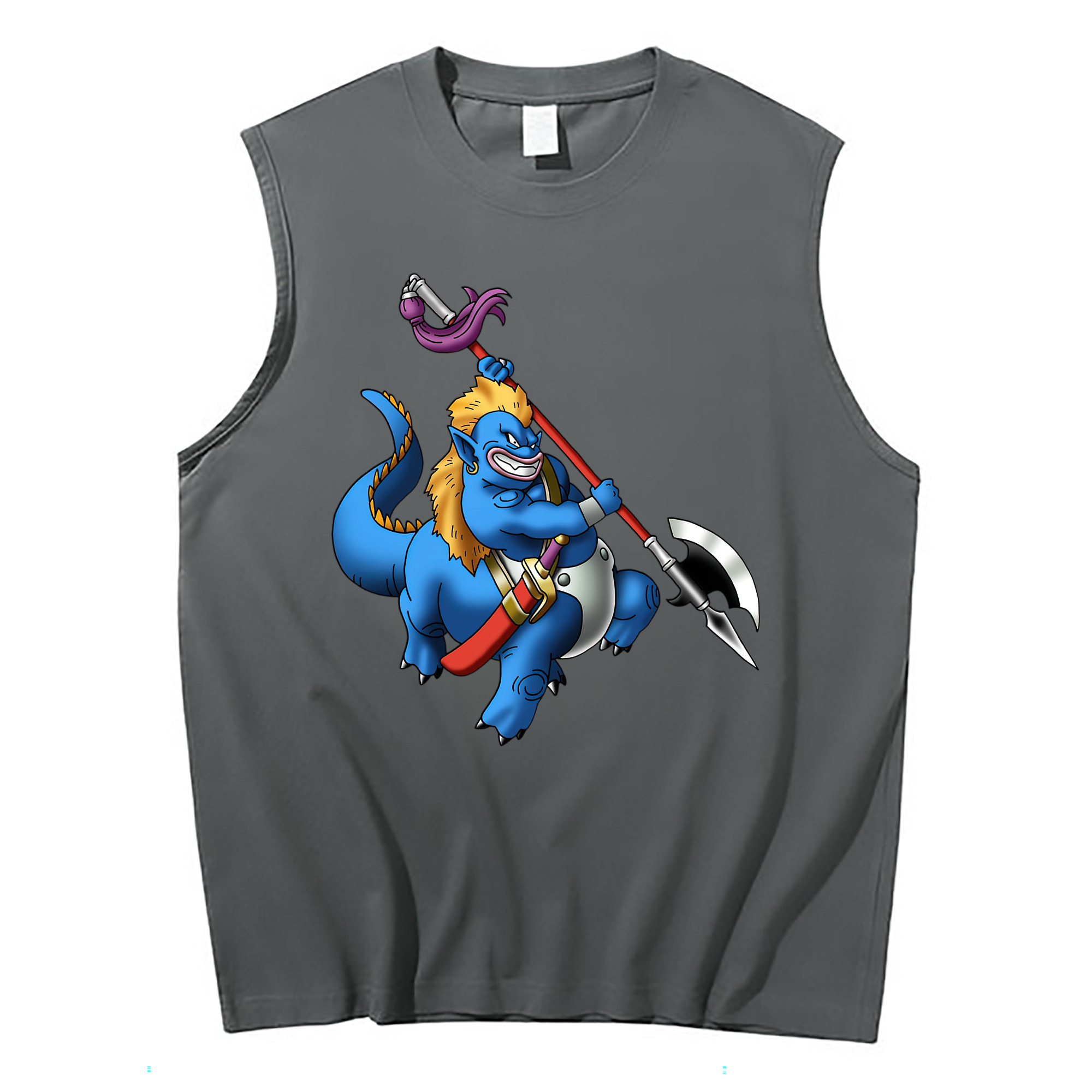 （画像用） ドラゴンクエスト Doragon Kuesuto Dragon Quest コットン100％タンクトップ（フロントプリント）